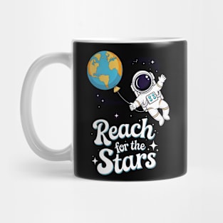Reach for the Stars Astronaut Kids Design Mug
